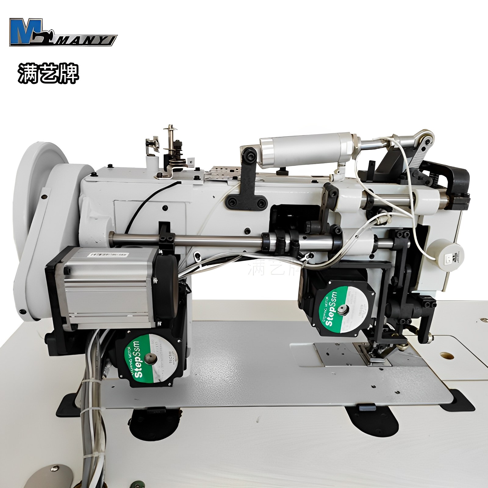 Wholesale of Manyi brand fully automatic double needle pattern sewing machines, computer pattern double needle machines