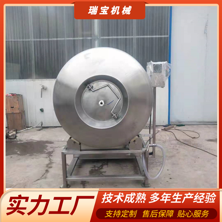 Vacuum rolling and kneading machine, fully automatic meat quick curing and tenderizing equipment, sauce beef rolling and kneading machine, customizable