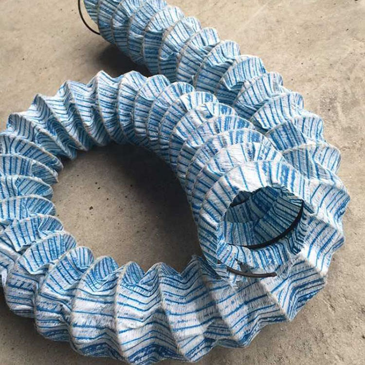 Customized Blue Soft Permeable Pipe for Roadbed Drainage DN50 Spring Steel Wire Pipe by Ruifeng Manufacturer