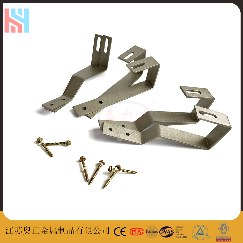 Heineda photovoltaic stainless steel horizontal hook, Chinese glazed roof tile roof solar bracket accessories