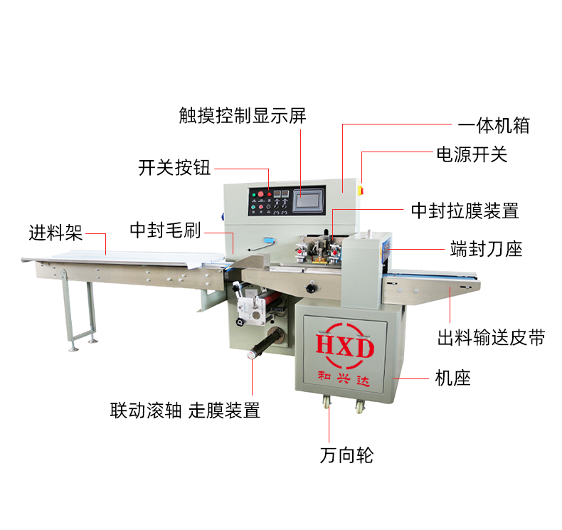 Ice cream and popsicle packaging machinery fully automatic crushed ice pillow type bag sealing machine, popsicle food packaging machine