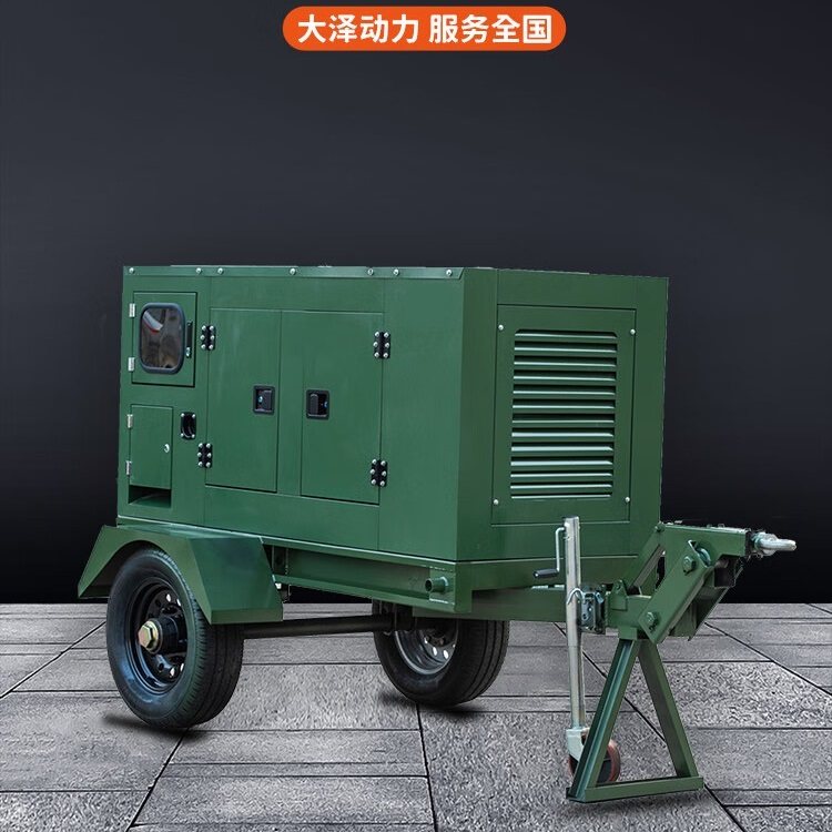 大泽动力120KW150千瓦静音柴油发电机组 低温高原适用 拖车式IP防护
