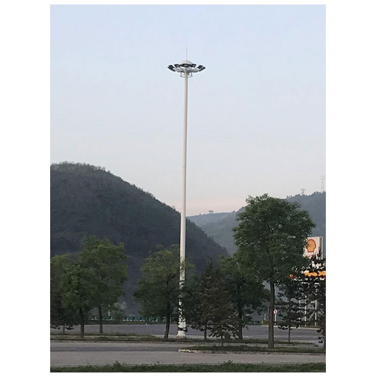 Municipal square LED projection light, high pole light, medium pole light, 25 meter hot-dip galvanized light pole, Runchang Lighting