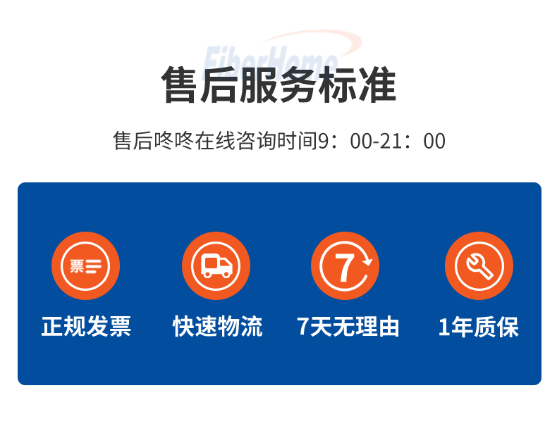 FiberHome Telecom Grade Gigabit Single Mode Fiber Optic Transceiver Optoelectronic Converter