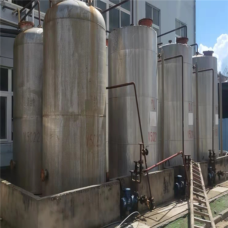 Chemical stainless steel storage tank recycling, gargle recycling, waste stainless steel iron, second-hand petroleum tank acquisition