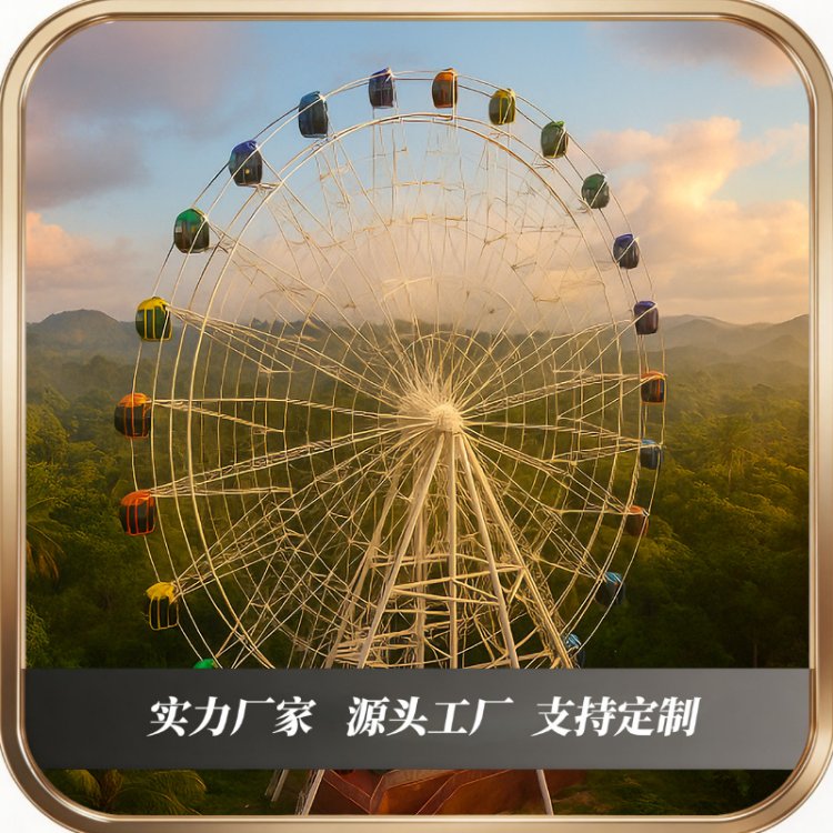游乐设备厂家 高空游乐园 49米摩天轮 巨型观景大转轮观览车