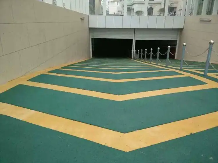 Anti slip and anti slip ramps, no vibration, flat floors, underground garages, anti slip ramps, construction contractors, labor and materials