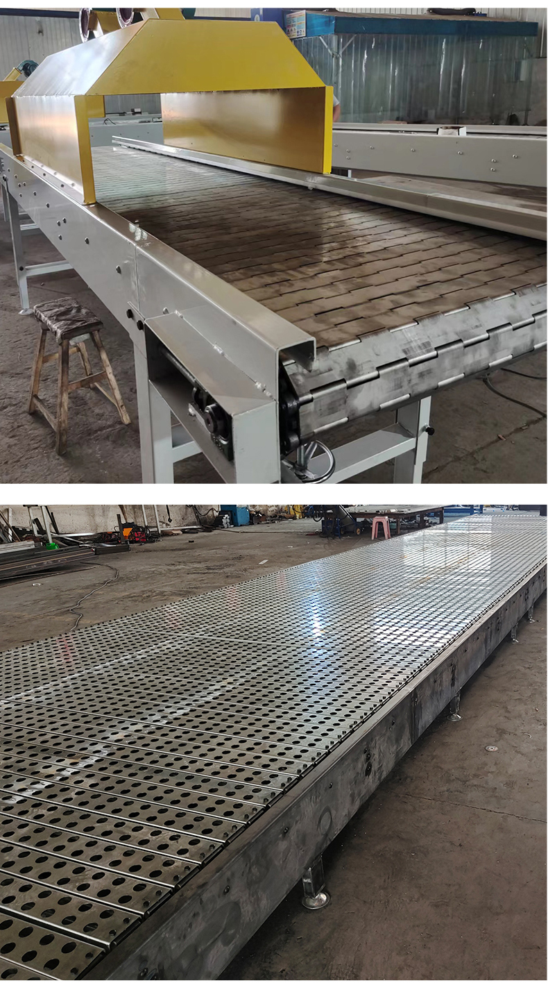 Chain plate elevator, heavy-duty plate conveyor belt, stainless steel food industry assembly line, climbing conveyor