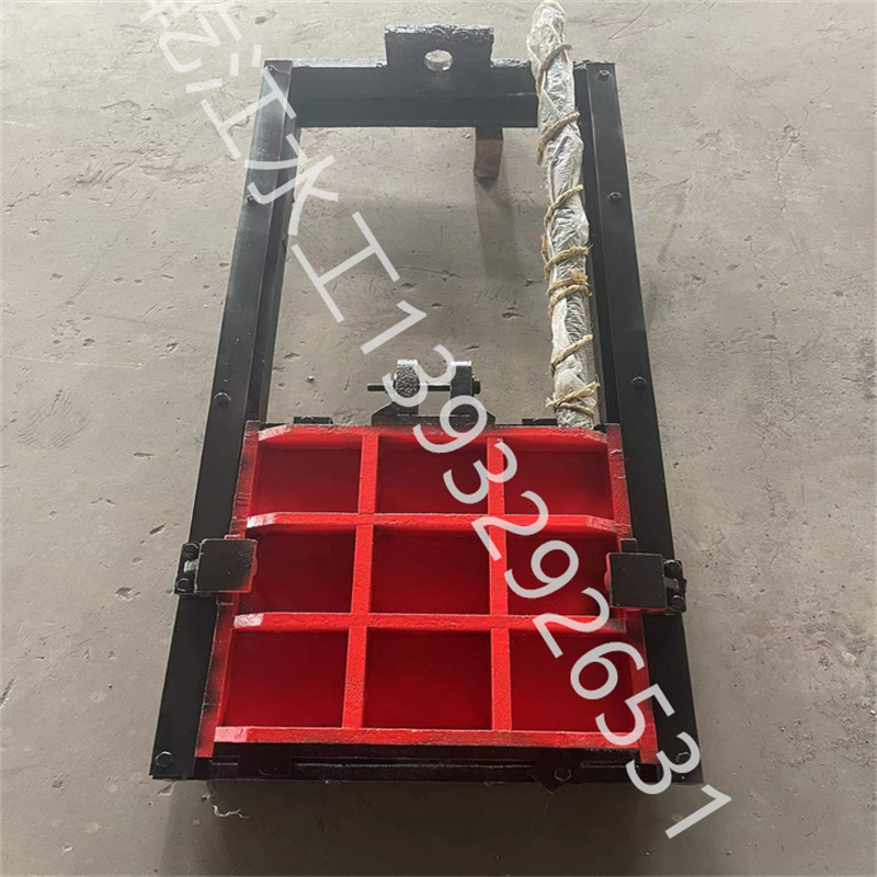 Machine gate integrated cast iron gate manufacturer square gate hoist pump station dam channel hydraulic electric channel