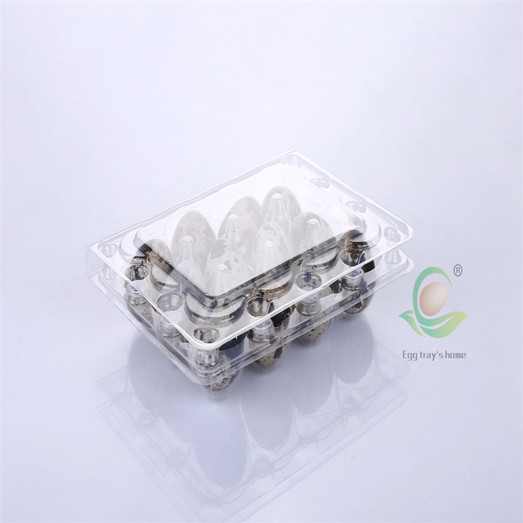 Thickened transparent disposable plastic egg tray Supermarket egg box anti drop and anti-collision tray Zhongliang supports customization