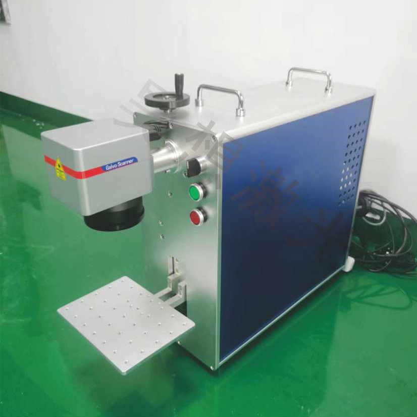 Haoxiang 10W portable end pump laser marking machine with high efficiency, maintenance free, stable, and durable plastic coding machine