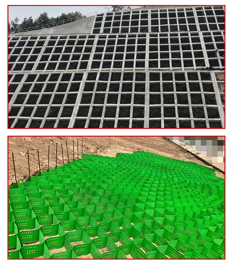 Xinying 10cm Geogrid Room Highway and Railway Slope Protection Embossed and Perforated Polymer Honeycomb Constraint System