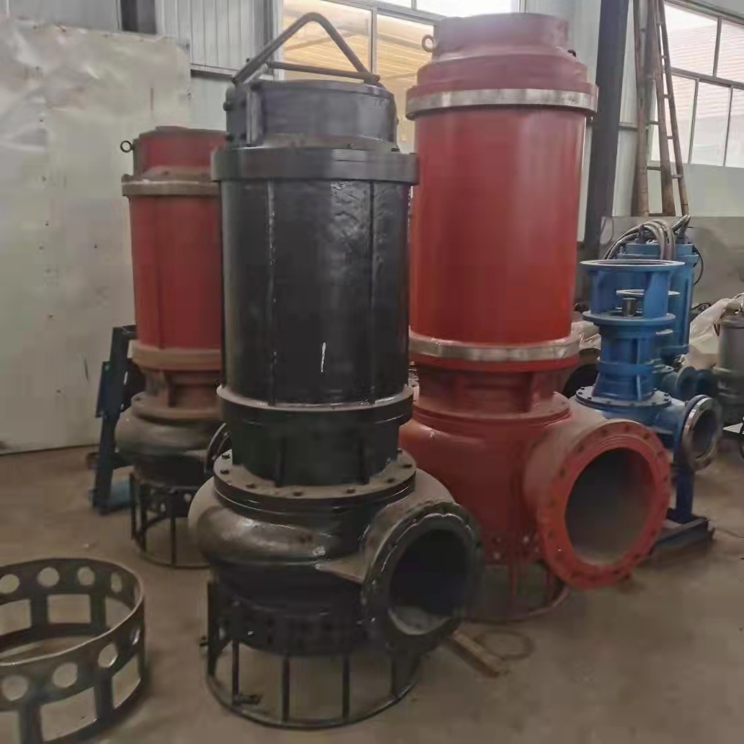 Submersible sludge cleaning pump for river dredging Submersible slurry pump for suction while stirring Sand pumping pump