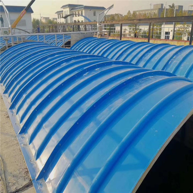 Fiberglass arch cover plate sewage tank gas collection hood anti-corrosion and deodorization sealing hood size 1 * 10