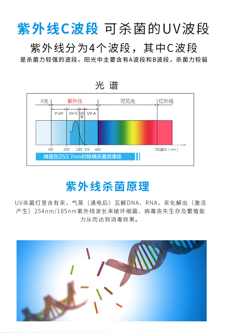 US KANADON germicidal lamp tube 40W ultraviolet disinfection sewage treatment disinfection lamp tube GPH843T5L/4P