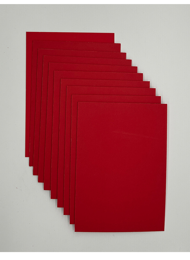 Red cardboard, Chinese red large red hard 110-350g, double-sided large sheet, thickened handmade paper, customized by the manufacturer