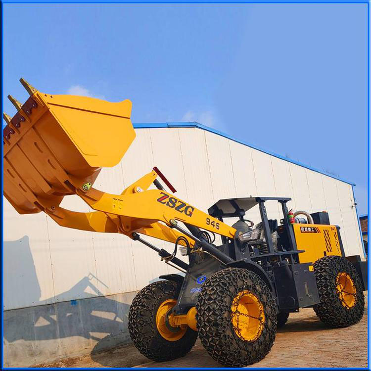 Loader, mining transport forklift, side tipping bucket, detachable inclined shaft 935 water filtration system, underground scraper