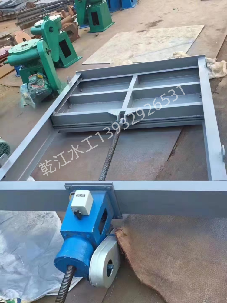 Integrated steel gate, stainless steel customized wall installation, dual use of hand and electricity, available for drainage in grain storage channels