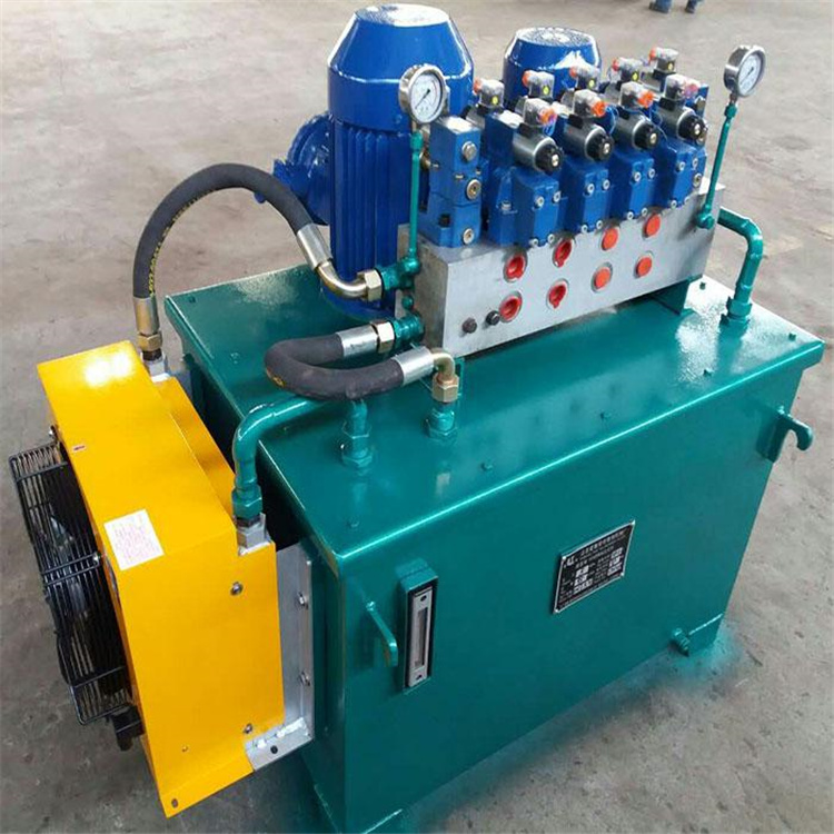 Customizable automated hydraulic pump station, motor power, hydraulic system, pressure gauge, shockproof