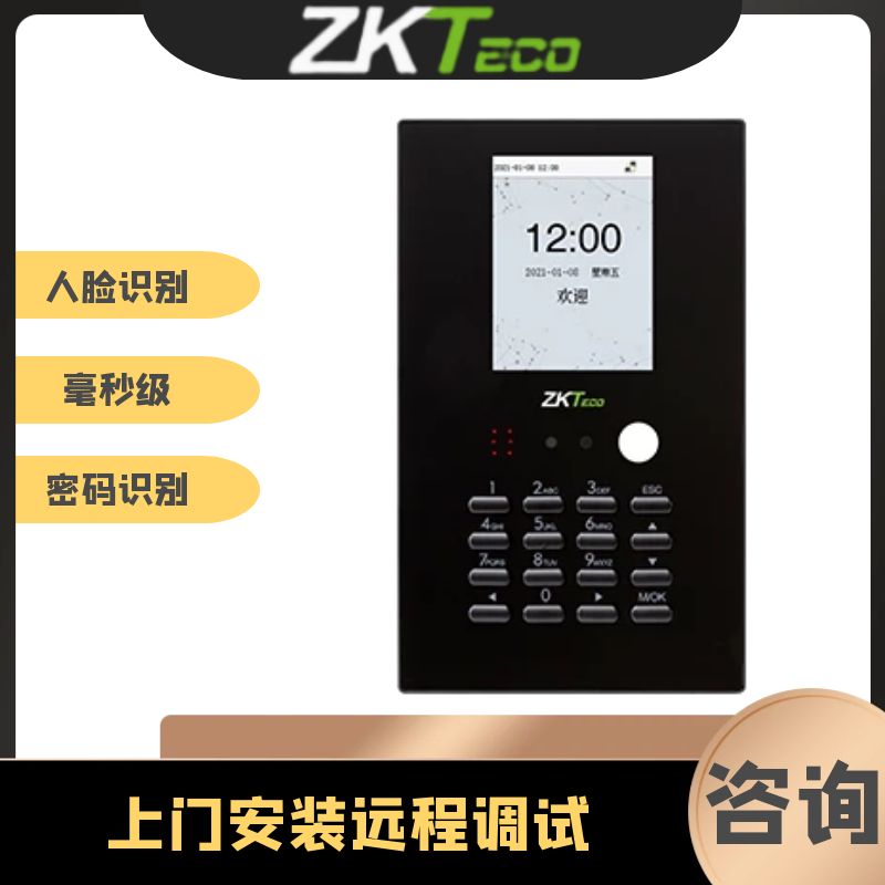 ZKTeco/Central Control Smart nFace101 Dynamic Face Recognition Attendance Machine Millisecond Level Recognition Clock in Machine