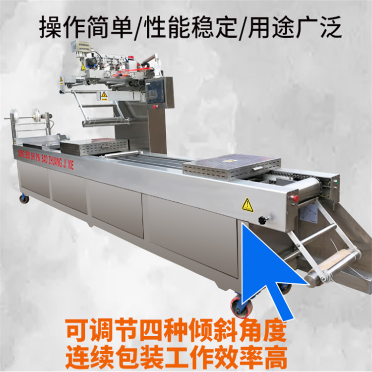 Stretching film packaging machine Salted duck egg packaging machine Yixun beef jerky vacuum packaging equipment