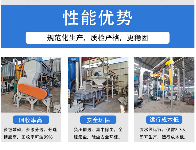 Automated Battery Crushing and Recycling Equipment Iron Lithium Battery Disassembly, Tearing, and Pulverizing Production Line