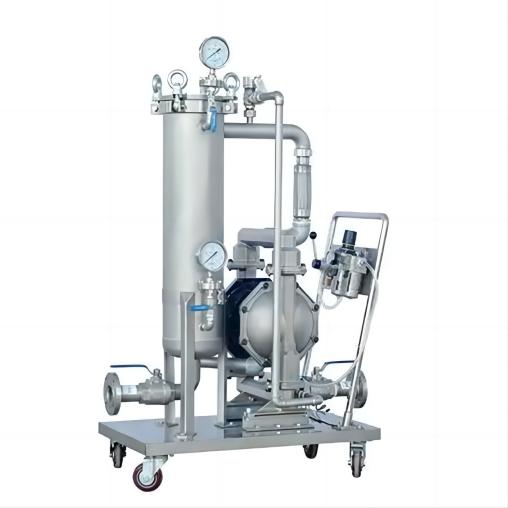 Bag type trolley filter, easy to move, precise filtration, and material selection; Accept customization