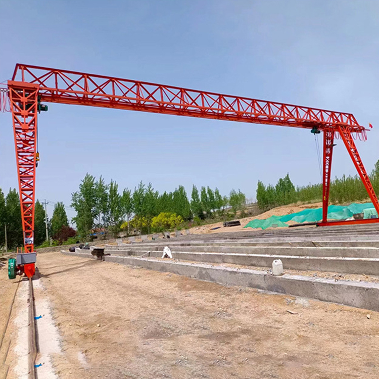 20T Gantry crane for workshop yard, industrial and mining docks operates stably