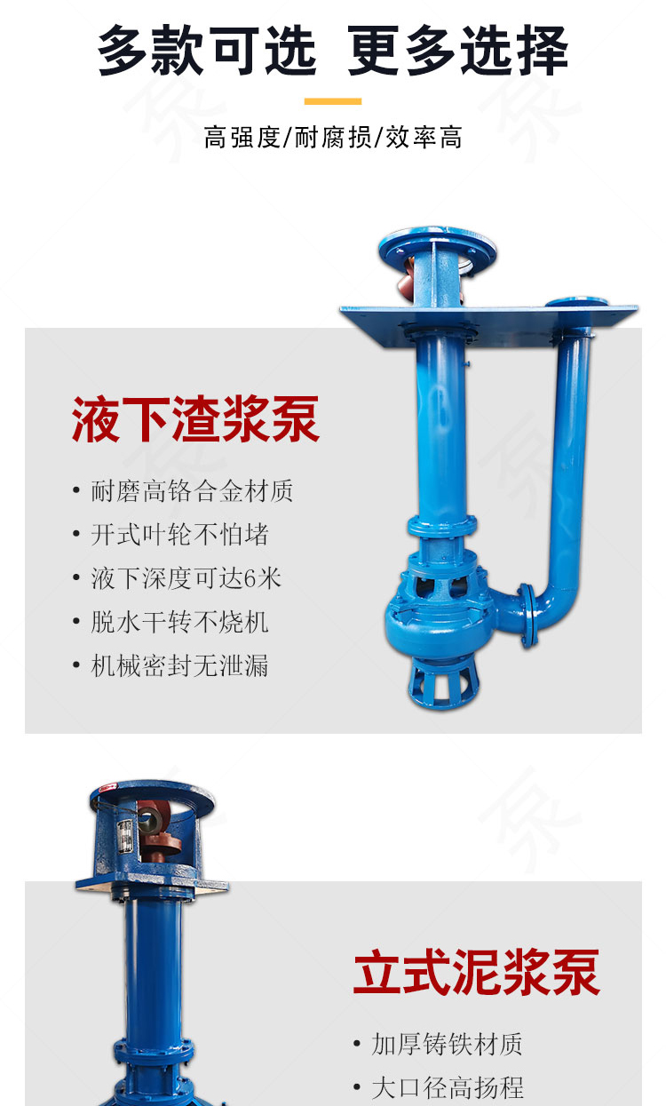 Vertical mud pump 3PNL sewage pump 18.5KW dredging pump 2KW special for pile driving and drilling