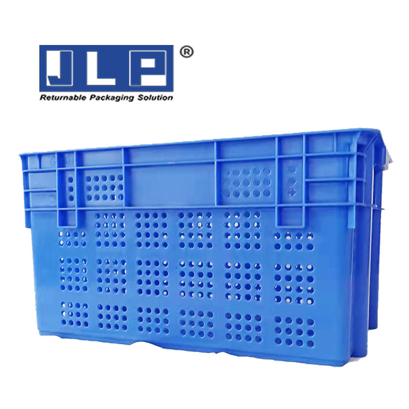 Fresh Basket Cold Fresh Meat Basket Factory Food grade PP Seafood Basket Pork Transport Basket Export 600 * 400 * 270/220