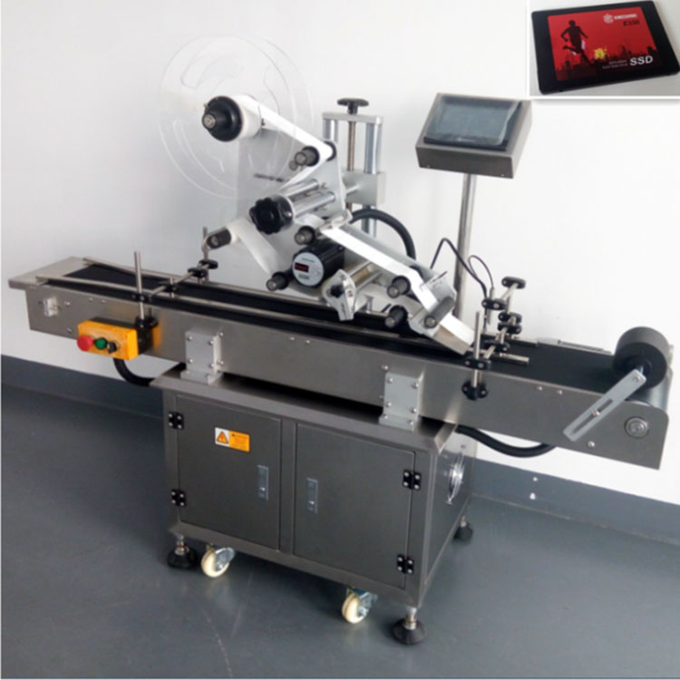 Inkjet Label Machine Xujie Automatic Flat Labeling Machine Instant Printing of Adhesive Labeling Packaging