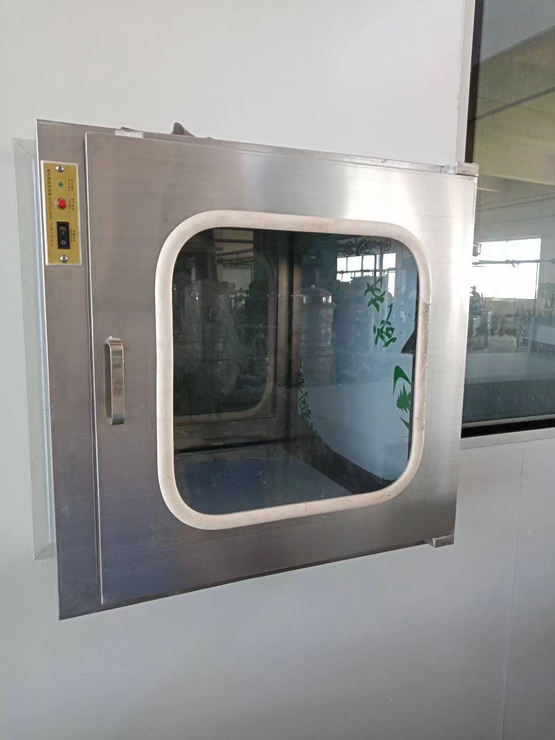 304 stainless steel transmission window cavity dental machinery double door interlocking medical transmission box UV sterilization and disinfection