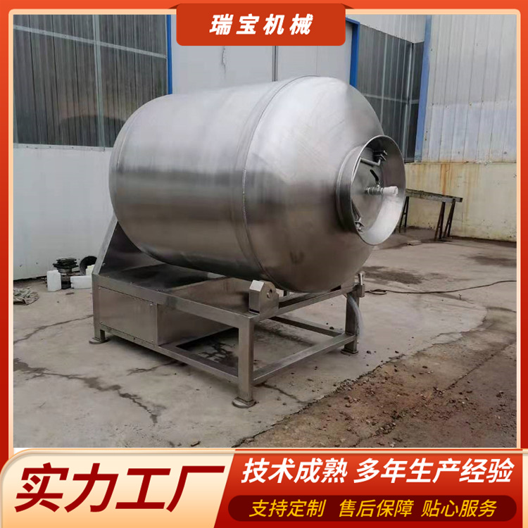 Vacuum rolling and kneading machine, fully automatic cured meat marinator, whole chicken, whole duck marinating and flavoring equipment, large marinating machine