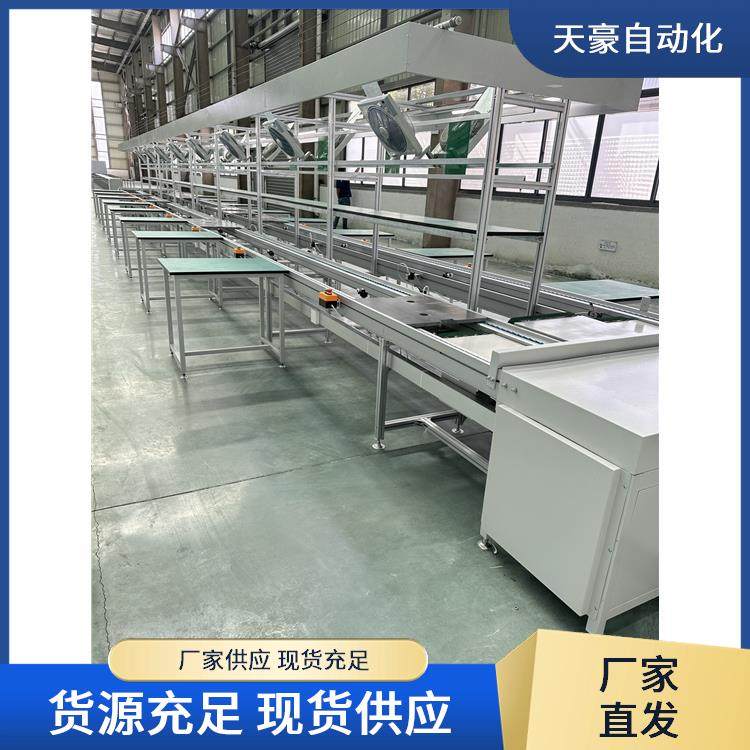 电机倍速链左右循环流水线 自动化生产线 工程塑料板 易于维护保养