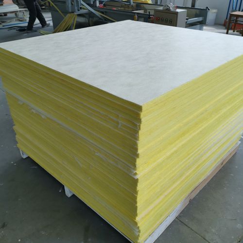 Perforated composite sound-absorbing board machine room basement fireproof and moisture-proof calcium silicate rock wool fiberglass sound-absorbing board