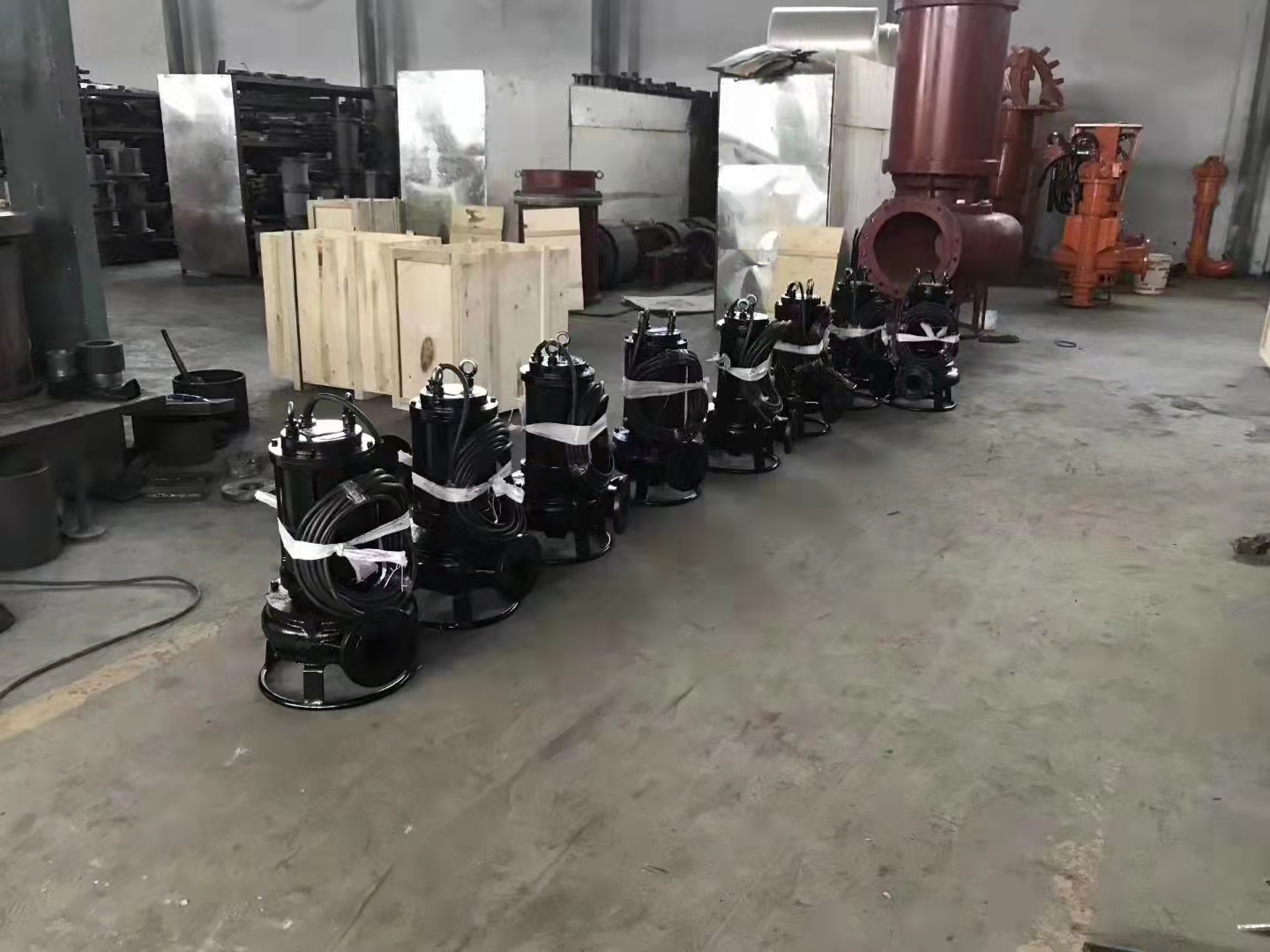 Supply of electric submersible sand suction pump, wear-resistant sand suction pump for sand making plant, submersible cutter suction slurry pump