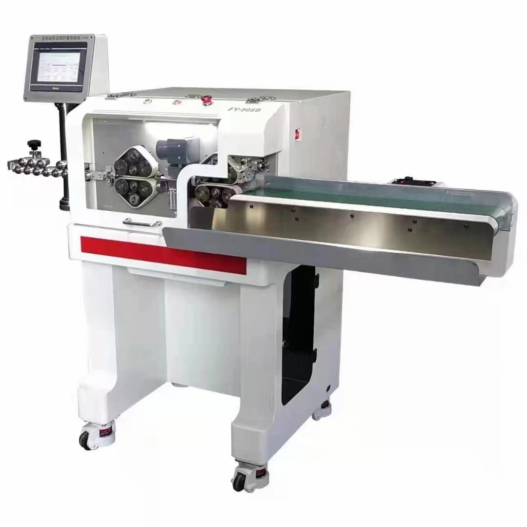 Multi core sheathed wire inner and outer stripping machine, circular hollow core automatic wire management robot, wire stripping and cutting integrated machine