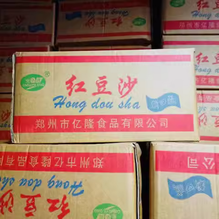 亿隆月饼馅料 豆沙馅料 蛋糕面包 即食红豆糖纳蜜豆