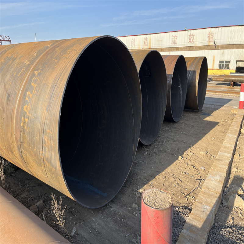 Q235B spiral steel pipe 1520 * 12 large diameter thick wall spiral pipe construction engineering coil drainage spiral circular pipe