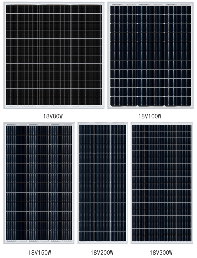 100w solar panel manufacturer monitoring street lighting photovoltaic inverter 220V emergency power supply