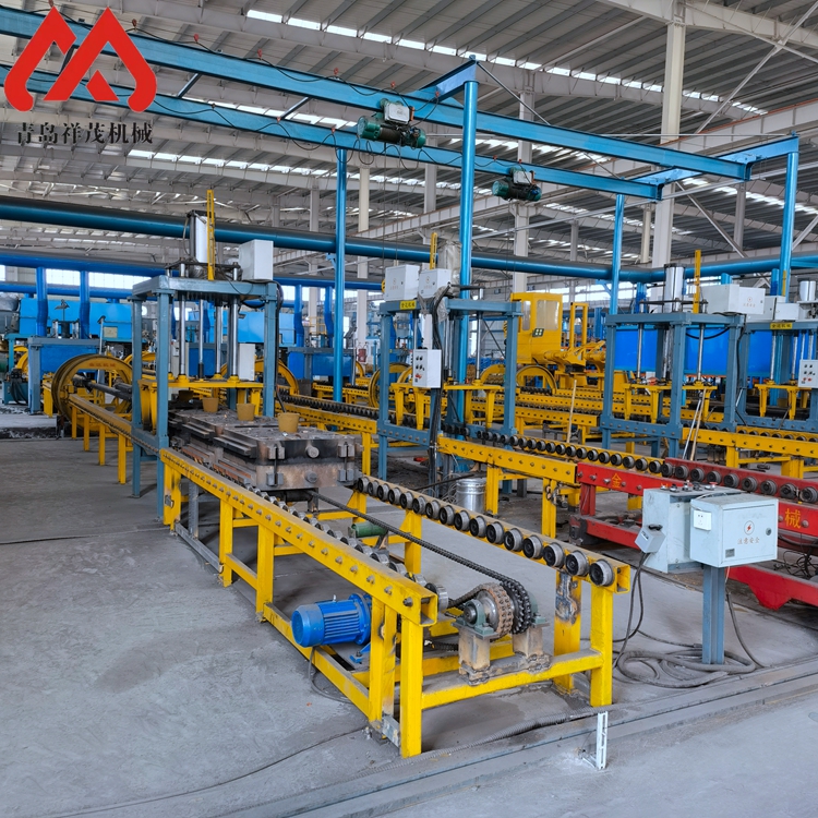 Iron mold sanding iron mold sanding line casting line molding line iron sanding machine