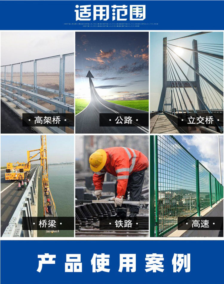 Hengding Elevated Bridge Frame Guardrail Net 1.2m High Expressway Bridge Anti Throwing Net High Speed Anti Glare Net