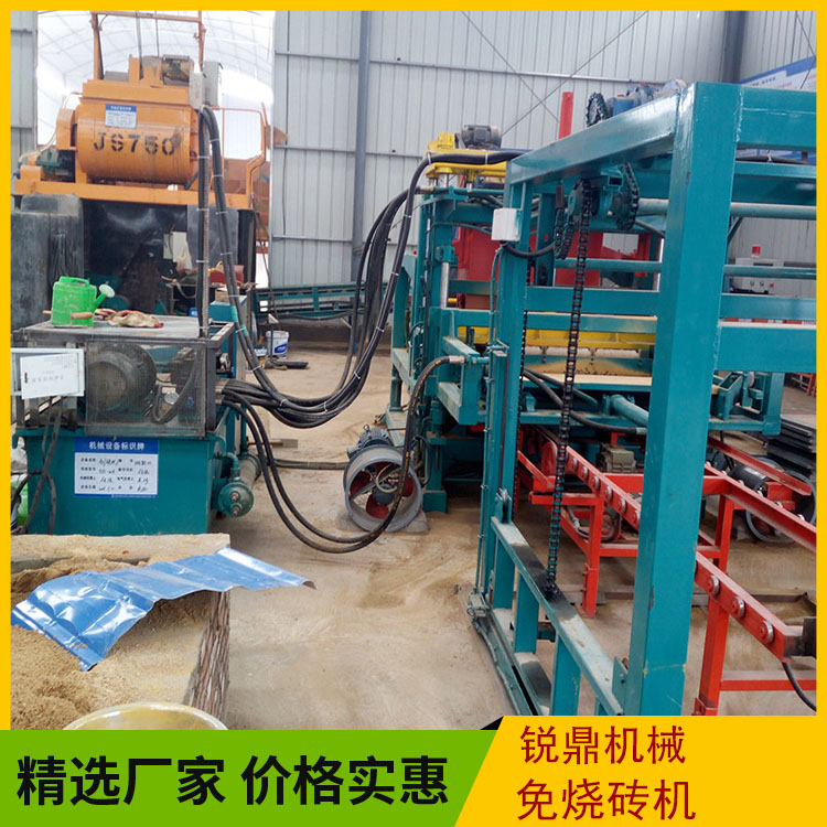 Non burning block brick machine, hydraulic cement brick equipment, concrete cushion block machine, Ruiding Machinery