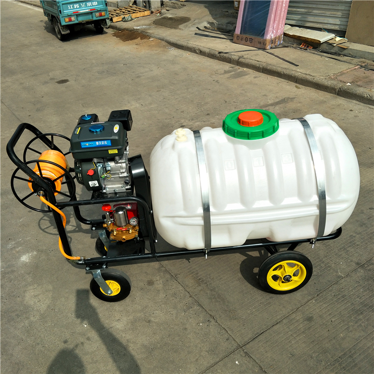 Electric manual sprayer Long range gasoline sprayer Cart type high-pressure spray