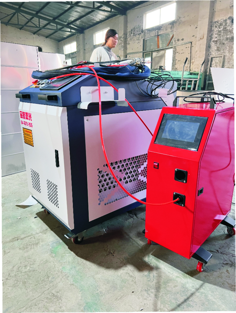 Fiber optic handheld Minglei laser welding machine Manufacturer welding stainless steel, carbon steel, aluminum and other materials