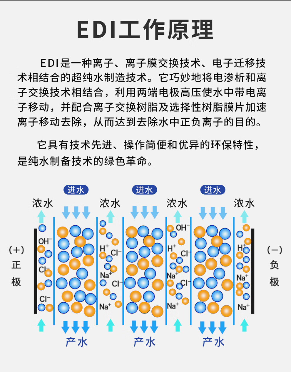 Tianchun large-scale reverse osmosis Water filter water purifier commercial EDI deionization equipment water purifier