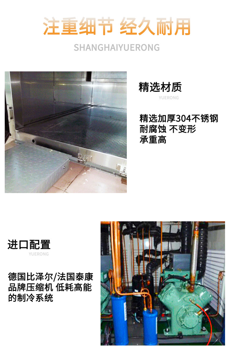 Yuerong walk-in high and low temperature alternating humidity and heat test chamber with various specifications that can be customized