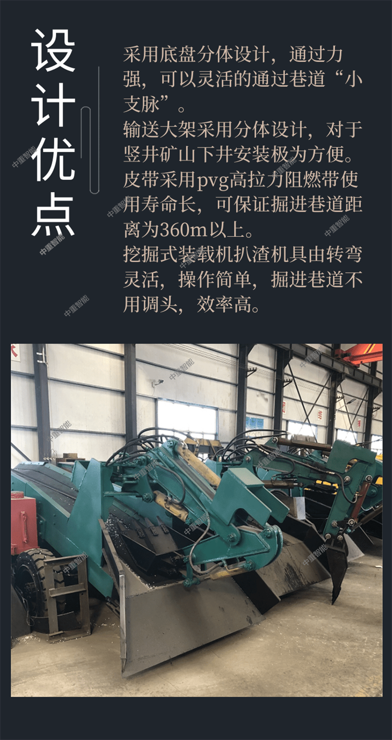 Zhongzhong Intelligent Sales Mine Explosion-proof Slag Scraper Warranty ZWY-100/45 Mining Excavator Loader