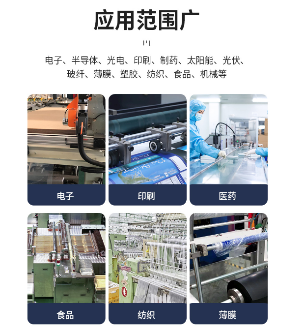 The electrostatic elimination device of the slitting machine uses an ion wind rod induction electrostatic rod