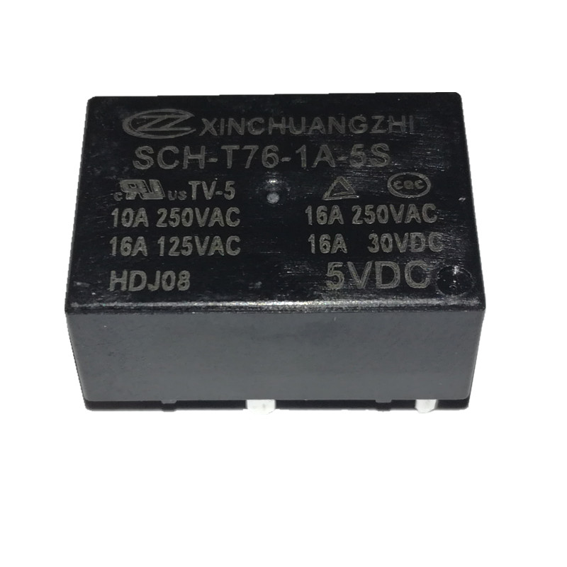 16A intelligent socket power relay 5VDC Xinchuangzhi relay SCH-T76-1A-5S